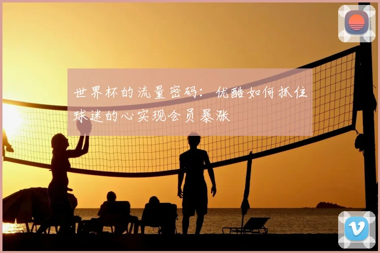 世界杯的流量密码：优酷如何抓住球迷的心实现会员暴涨