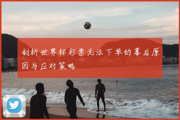 剖析世界杯彩票无法下单的幕后原因与应对策略