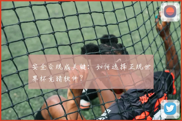 安全合规成关键：如何选择正规世界杯竞猜软件？
