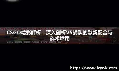 CSGO精彩解析：深入剖析V5战队的默契配合与战术运用