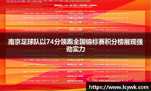南京足球队以74分领跑全国锦标赛积分榜展现强劲实力